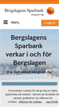 Mobile Screenshot of bergslagenssparbank.se